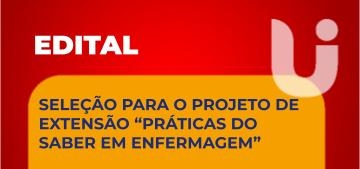 Abertas vagas para projeto de extensão Práticas do Saber do Consultório de Enfermagem 2024.2