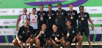 Atletas UNIESP conquista duas medalhas de bronze no JUBS Praia