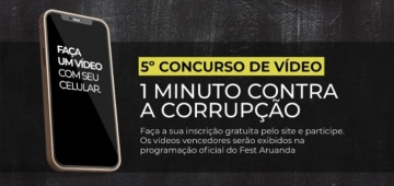 Cursos de Publicidade UNIESP desenvolvem campanha e apoiam o 5º concurso 1 Minuto Contra a Corrupção