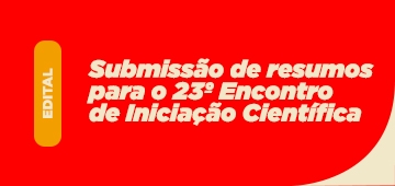 Edital de submissão para Encontro de Iniciação Científica é divulgado