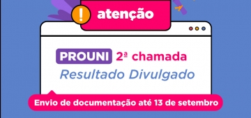 Entrega de documentos de 2ª chamada do Prouni vai até dia 13 de setembro