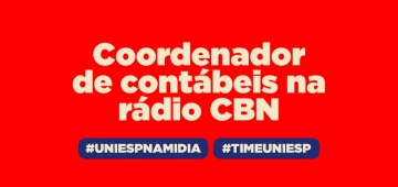 Entrevista com Coordenador de Ciências Contábeis na CBN