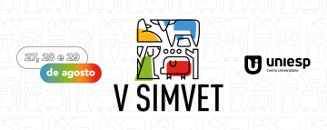 V SIMVET acontece nos dias 27, 28 e 29 de agosto