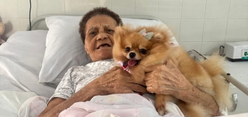 Visitas de Animais: Projeto leva alegria dos petes a idosos e pacientes